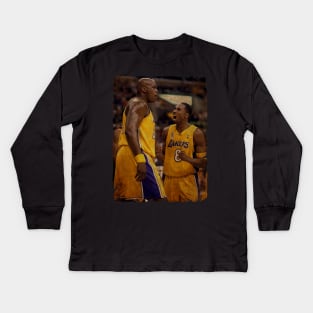 Shaquille O'Neal in Lakers Kids Long Sleeve T-Shirt